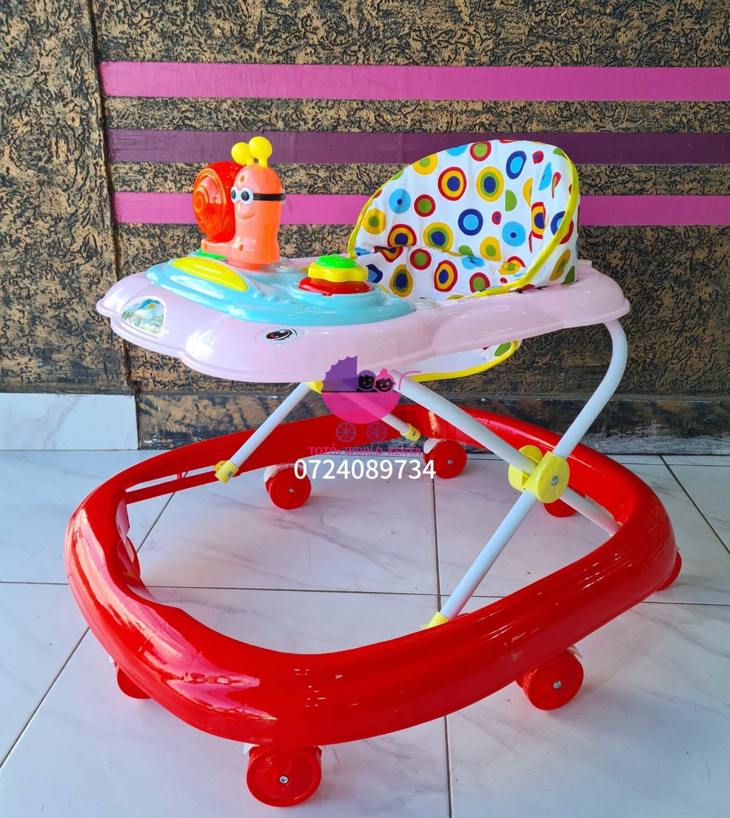 Baby Walker with Snail Toy